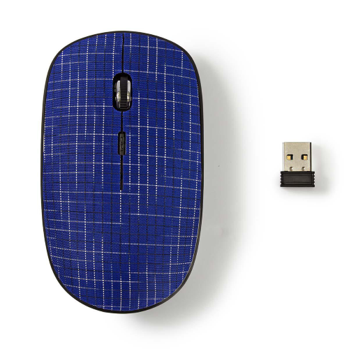 Souris sans fil | 1600 dpi | 3 boutons | Bleu