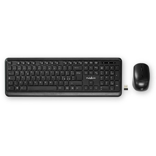 Set mouse e tastiera PC | Senza fili | Connessione mouse e tastiera: USB | 800 / 1200 / 1600 dpi | DPI regolabile | QWERTY | Disposizione IT