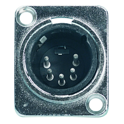 Canon Spina x micrófono 5 polos panel nikelata