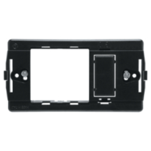 Support 1 Place Schuko + 1 Plastique Place