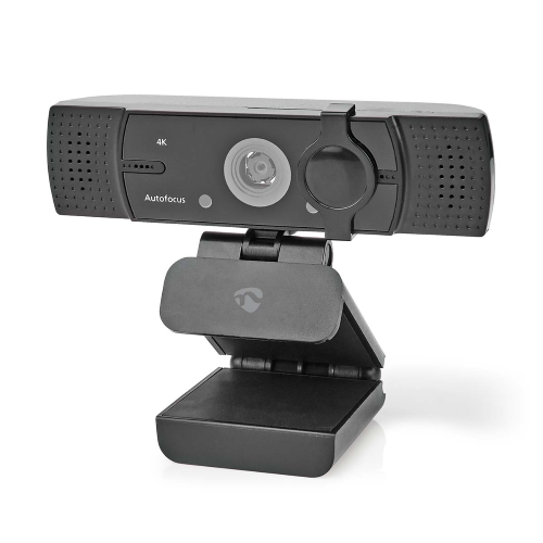 Webcam | Full HD@60fps / 4k@30fps | Automatischer Fokus | Gebaut -in -Mikrofon | Schwarz