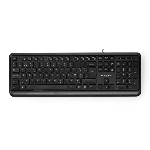 Clavier câblé | USB | Alimentation USB | Multimédia | Azerty | Être disposition | Oui