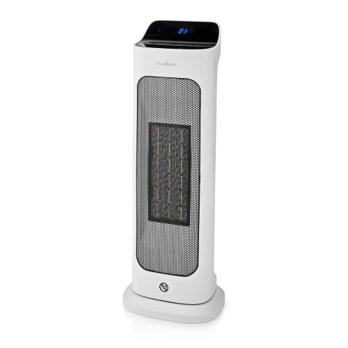Termoventilatore ceramico PTC | 1400 / 2000 W | 2 Modalità di Calore | Termostato regolabile | Ruota automaticamente | Protezione da surriscaldamento | protezione da ribaltamento | Telecomando | Timer