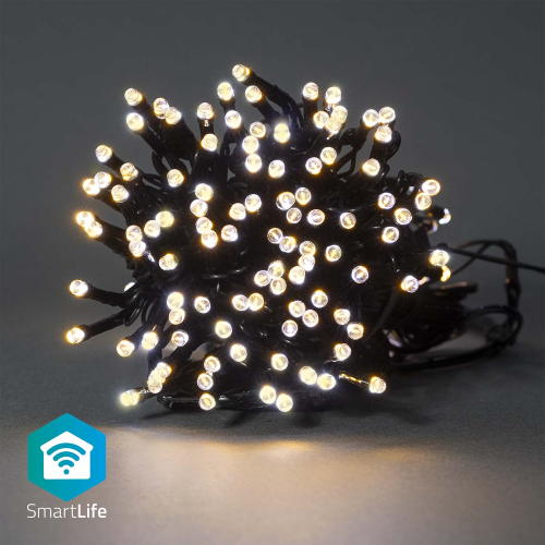 LED decorativo de SmartLife | Cuerda | Wi-Fi | Blanco caliente | 200 LED | 20.0 m | Android ™ / iOS