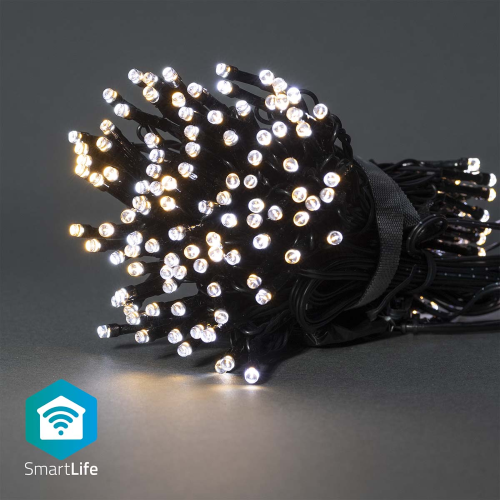SmartLife Decorative LED | Seil | Wi-Fi | Kaltes weißes Weiß | 100 LEDs | 10,0 m | Android ™ / iOS
