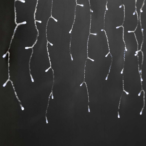 Dekorative Eislichter | 360 LEDs | Kaltes Weiß | 9.00 m | Leichte Effekte: 7 | Netzwerkleistung