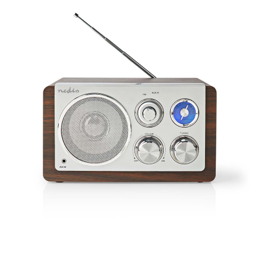 FM -Radio | Tabelle | Fm | Netzwerkleistung | Analogie | 15 W | Silber / Braun