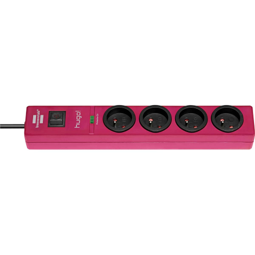 Spina schützt Extension Electric Socket Hugo! 4 -way2.00 m - Französisch