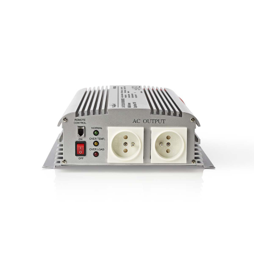 Inversor con onda sinusoidal modificada Voltaje de entrada: 24 V DC | Dispositivo de la modición del dispositivo: 2 | 2 | 230 V AC 50 Hz | 1700 W | Potencia máxima: 3000 W | Tipo de enchufe: tipo y | Terminal de tornillo | Onda sinusoidal