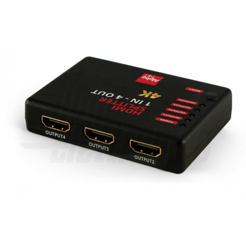 Distributeur HDMI 1 dans> 4 outs HDMI contemporains et amplifiés
