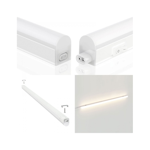 Luz del techo LED T5 31.3cm 4W 4000K con interruptor