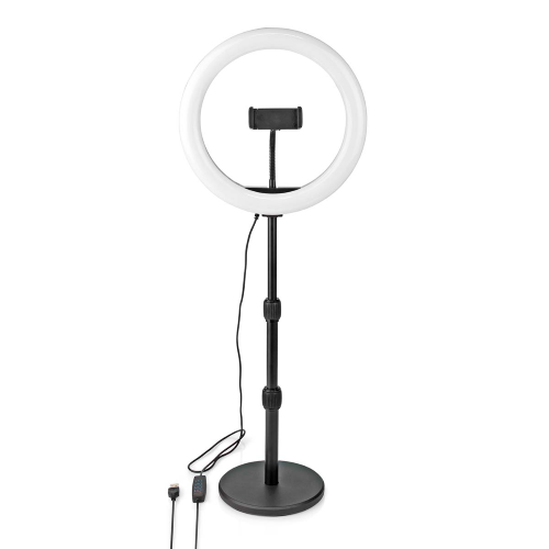 Luz de ritmo | 10 pulgadas | 120 LED | 2700 - 6700 K | Escritorio | Negro