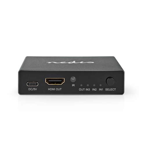 Switch HDMI ™ | 3-Port Port (S) | 3 HDMI ™ inputs | HDMI ™ output | 8k@60Hz | 45 Gbps | Remote controlled | Aluminum | Anthracite