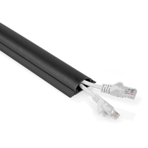 Kabelmanagement | Gelernt | 1,50 m | 1 PC. | Maximale Kabeldicke: 16 mm | PVC | Schwarz