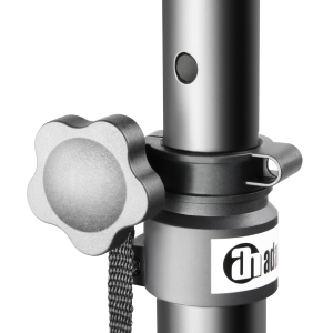 Support x Cassa PA acoustique de la Terre Black Max 25 kg Hauteur maximale 1950 mm