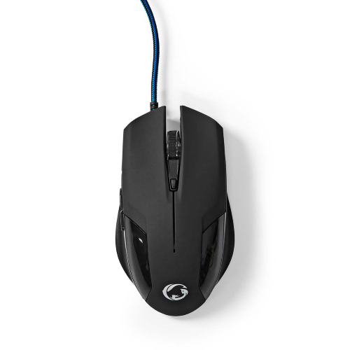 Gaming mouse | With cable | DPI: 1200/2400 / 4800 /7200 DPI | Adjustable DPI | Number of buttons: 6 | Programmable buttons | Right hand | 1.50 m | Without lighting