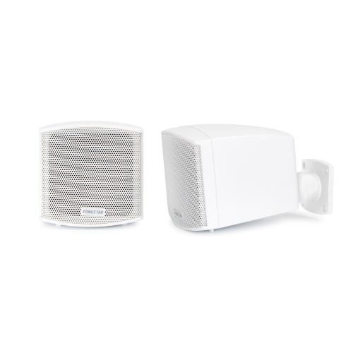 Caisses par paires mini 8ohm 20W blanc