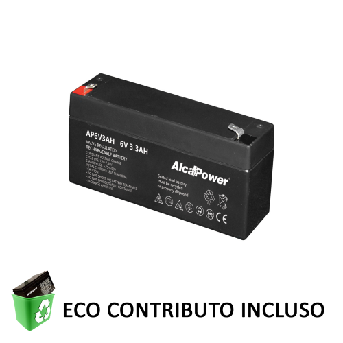 Bleibatterie 6 V 3,32 Ah Alcapower