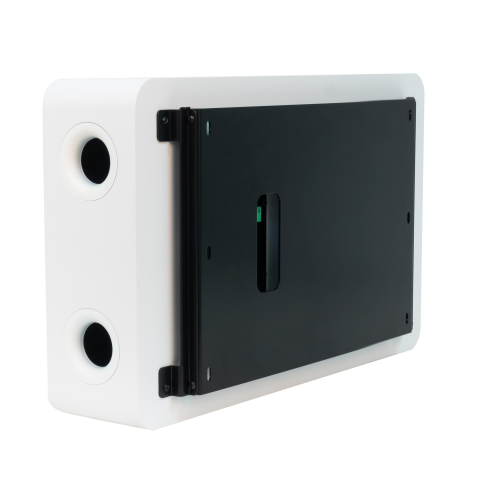 BLACKET -FEELD -Decke oder 120W -Subwooferwand mit Ausflug. Weiße 100 -V -Impedanz (Single)