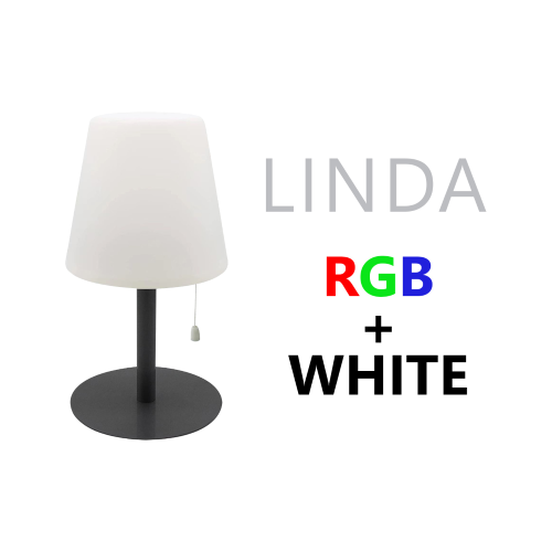 Mesa Lámpara de mesa Recargable 110LM 1.1watt RGB + White 6500K