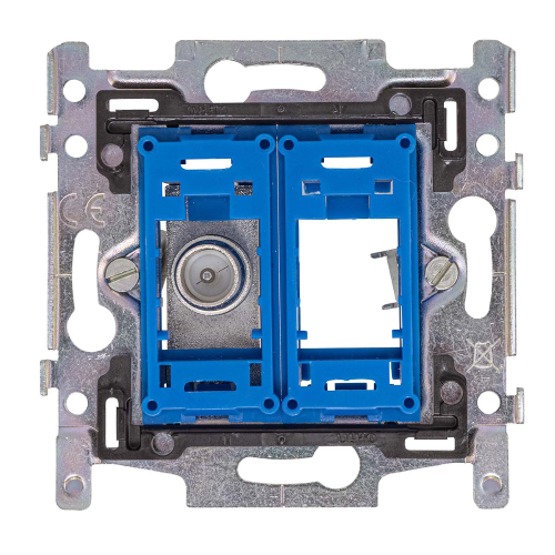 EDB02 C Coax TV Socket, Niko Compatibel, Telenet /Voo