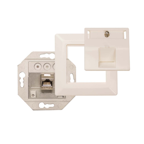 Boîte murale de données IDC 1000m Cat6A - blanc