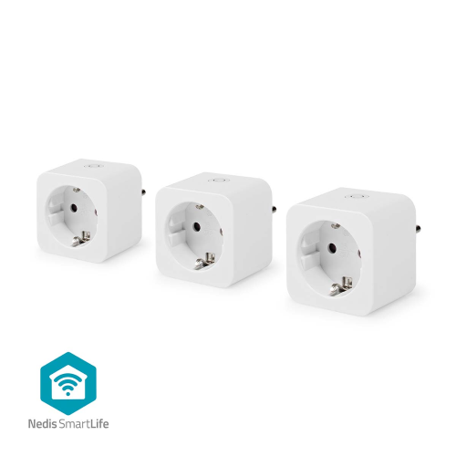 SmartLife Presa a muro | Wi-Fi | Misuratore di potenza | 3680 W | Type F (CEE 7/7) | 0 - 55 °C | Android™ / IOS | Bianco