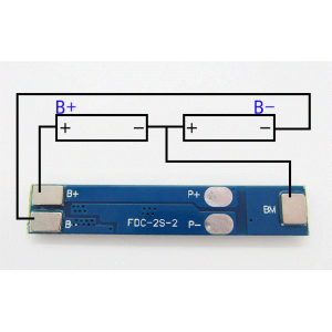 Refill Circuit for Lithium 2s Lithium Batteries Battery