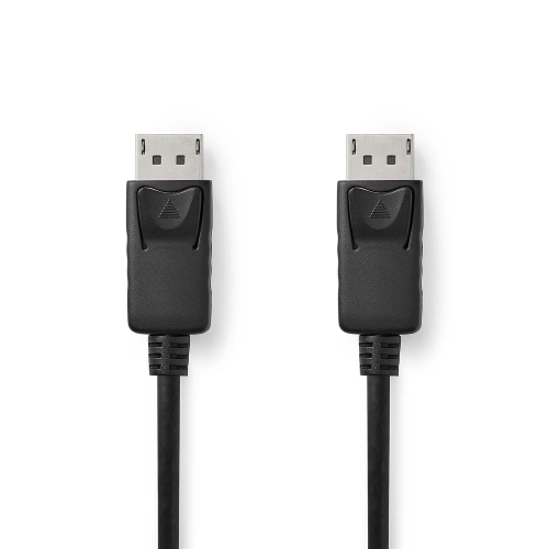 Cavo Displayport | DisplayPort maschio | DisplayPort maschio | 4K@60Hz | Placcato nickel | 3.00 m | Tondo | PVC | Nero | Label
