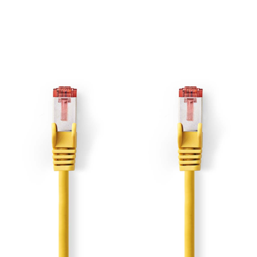 Câble Cat 6 | RJ45 Mâle | RJ45 Mâle | S / FTP | 0,15 m | Round | Lszh | Jaune | Étiquette