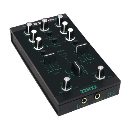 Stereo -2 -CH -Mixer von DJ Bluetooth kompatibel mit iOS und Android
