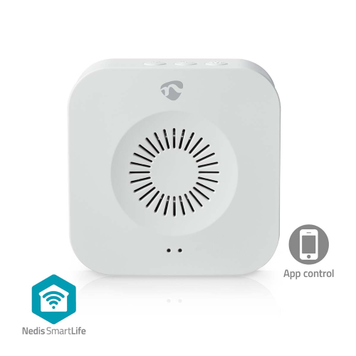 SmartLife ringtone | Wi-Fi | Accessories for: Wificdp10Gy / Wificdp30WT / Wificdp40CWT | Battery power supply | 4 sounds | 4.5 V DC / 5 V DC | Adjustable volume | White