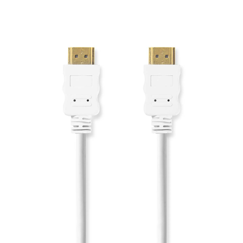 Cable HDMI ™ de alta velocidad con Ethernet | Conector HDMI ™ | Conector HDMI ™ | 4K@30Hz | Arco | 10.2 Gbps | 2.00 m | Ronda | PVC | Blanco | Caja