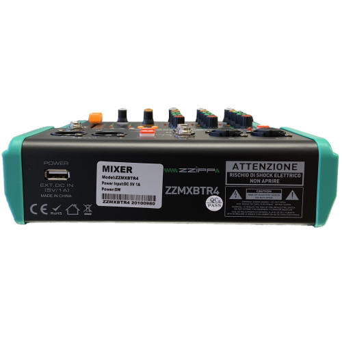 Stereo 4 CH Multieffetto DSP Bluetooth und Audio Mixer