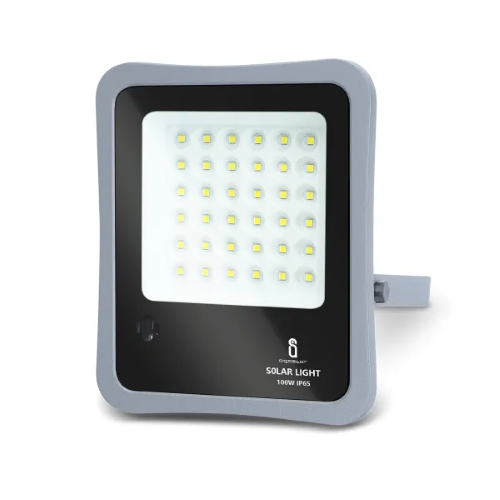 FARO PROIETTORE LED 100W 1200LM 6500K CON TELECOMANDO E PANNELLO SOLARE IP65