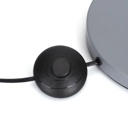 LAMPADA DA TERRA ACCIAIO DIREZIONABILE PORTALAMPADA E14 MAX40W INTERRUTTOLE A PEDALE
