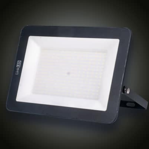FARO PROIETTORE LED 175/265V 200W 4000K 16500LM C/CONNETTORE RAPIDO CORNICE NERA