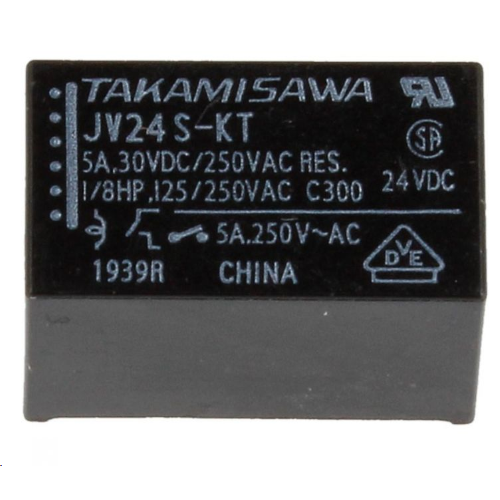 RELE 24VDC 5A-250VAC JV-24S-K-T  --  T4ZE  --  HF32FA