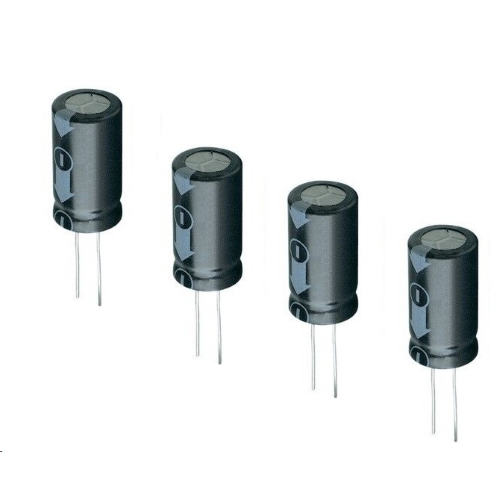 CONDENSATORE ELETTROLITICO IN ALLUMINIO RADIALE VERTICALE 105° 3.3uF 100V 5x11mm