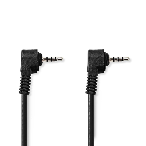 Cavo audio video | 3,5 mm maschio | 3,5 mm maschio | Placcato nickel | 2.00 m | Tondo | PVC | Nero