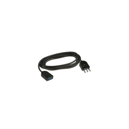 PROLUNGA LINEARE 5mt CAVO 3X1 -SPINA 16A PRESA 10/16A NERA