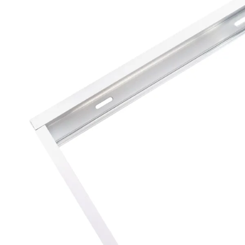CORNICE PER PANNELLO LED 60x60x6cm BIANCA PLASTICA