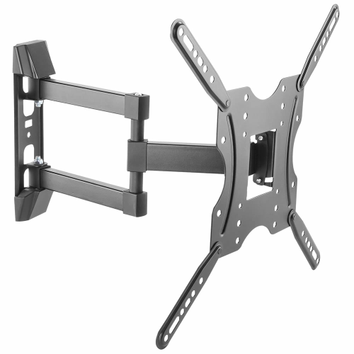 SUPPORTO FLAT-TV DA PARETE 32"-55" TRIPLO SNODO 30kg max