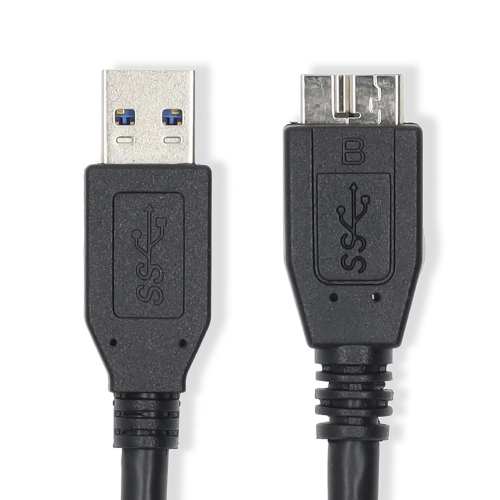 Cavo USB | USB 3.2 Gen 1 | USB-A Maschio | USB Micro-B maschio | 5 Gbps | Placcato nickel | 2.00 m | Tondo | PVC | Blu | Label