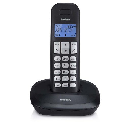 PDX-1100 Telefono DECT con 1 cornetta nero
