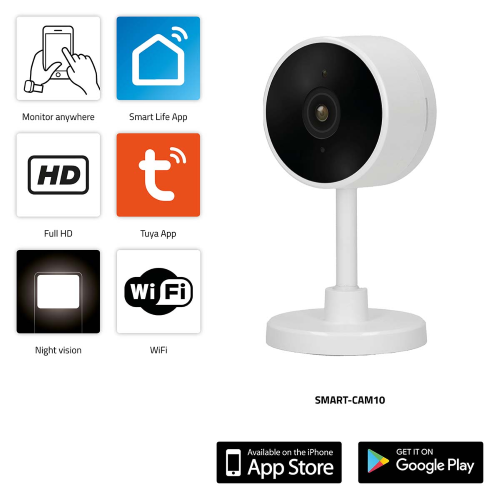 SMART-CAM10 Telecamera Smart Wi-Fi Telecamera IP adatta per la domotica