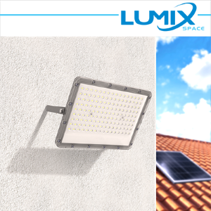 FARO PROIETTORE LED 60W 1200LM 4000K CON TELECOMANDO E PANNELLO SOLARE 15w IP65