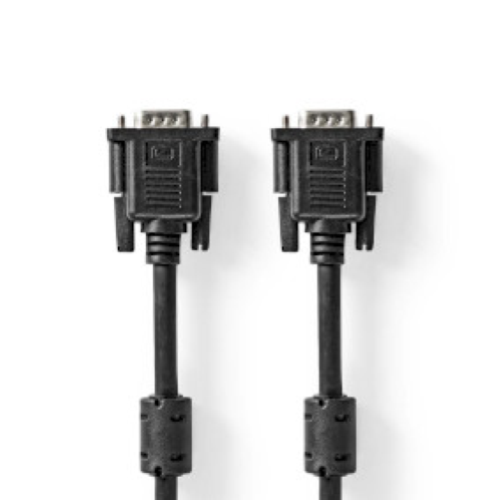 CAVO MONITOR CON FERRITI SUB D 15 M/M   2 MT