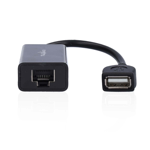 USB Extender | USB 2.0 | 1x USB-A maschio | 1x RJ45 Female | 1x USB-A femmina | 1x RJ45 Female | 50 m | 480 Mbps | Placcato nickel | Tondo | PVC | Nero | Scatola