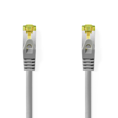 Cavo di rete Cat 8.1 | S / FTP | RJ45 maschio | RJ45 maschio | 10.0 m | Tondo | LSZH | Grigio | Label
